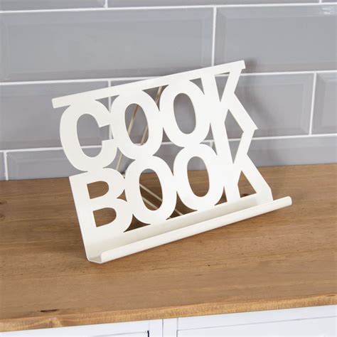 metal cook box|Cookbook Stands & Recipe Holders .